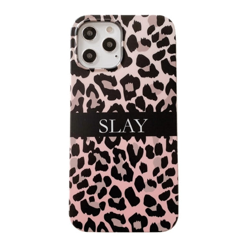 Magazine Leopard Half Coverage IMD Protective Case For iPhone 11 Pro Max(Black)