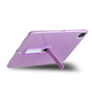 Shockproof Glitter PC + TPU Protective Tablet Case with Holder For iPad Pro 11 inch (2020)(Purple)