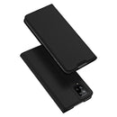 For Samsung Galaxy A12 DUX DUCIS Skin Pro Series Horizontal Flip PU + TPU Leather Case, with Holder & Card Slots(Black)