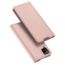 For Samsung Galaxy A12 DUX DUCIS Skin Pro Series Horizontal Flip PU + TPU Leather Case, with Holder & Card Slots(Rose Gold)