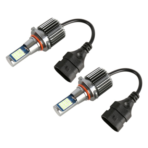 9005 2 PCS DC12-24V / 10.5W Car Fog Lights with 24LEDs SMD-3030 & Constant Current, Box Packaging(Ice Blue Light)