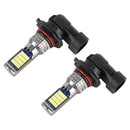 9005 2 PCS DC12-24V / 8.6W Car Fog Lights with 24LEDs SMD-3030 & Constant Current, Bag Packagin(Lime Light)