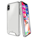 Scratchproof TPU + Acrylic Space Case Protective Case For iPhone XS / X(Transparent)
