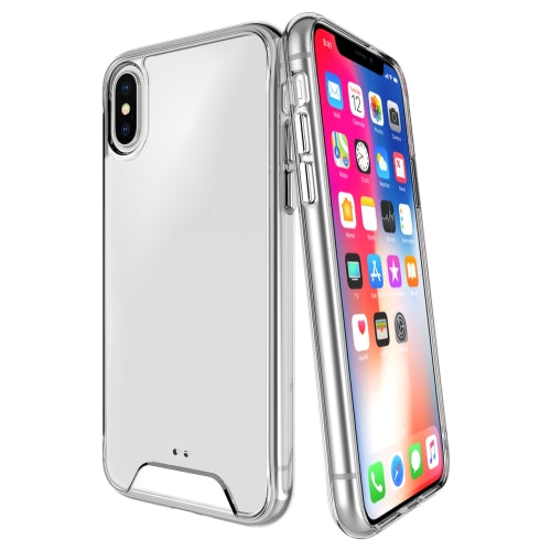 Scratchproof TPU + Acrylic Space Case Protective Case For iPhone XS / X(Transparent)