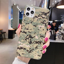 Shockproof IMD Camouflage TPU Protective Case For iPhone 12 / 12 Pro(Green)