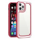 Candy Color Military Industry Airbag Shockproof Protective Case For iPhone 12 mini(Red)