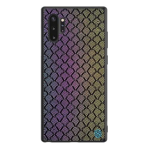 For Galaxy Note 10+ NILLKIN Brilliant Series Twinkle PC+TPU Protective Case(Rainbow)