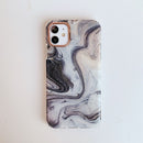 Marble Pattern Dual-side Laminating TPU Protective Case For iPhone 11 Pro Max(Flowing Gold Ash)