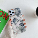 Golden Circle Pattern Dual-side Laminating TPU Case For iPhone 12 / 12 Pro(Zebra)