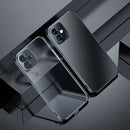 Electroplating Frosted Airbag Shockproof Silicone Protective Case For iPhone 12 Mini(Black)