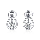 S925 Sterling Silver Small Bulb Women Earrings