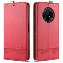 For Huawei Enjoy 20 Plus 5G AZNS Magnetic Calf Texture Horizontal Flip Leather Case with Card Slots & Holder & Wallet(Red)