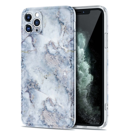 TPU Glossy Marble Pattern IMD Protective Case For iPhone 11 Pro(Earthy Grey)
