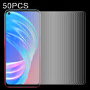 For OPPO A53 5G 50 PCS 0.26mm 9H 2.5D Tempered Glass Film