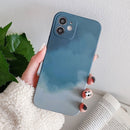 Figura Series TPU Protective Case For iPhone 12 mini(Cyan Green)