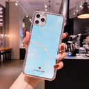 IMD Watercolor Rendering Pattern Shockproof TPU Protective Case For iPhone 11 Pro(B8)