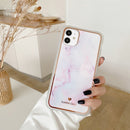 IMD Stars River Marble Pattern Shockproof TPU Protective Case For iPhone 12 Pro Max(C8)