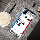 For OnePlus Nord N10 5G Boarding Pass Series TPU Phone Protective Case(Paris)