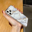 IMD Stars River Marble Pattern Shockproof TPU Protective Case For iPhone 12 / 12 Pro(D4)