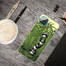 For Samsung Galaxy A12 Shockproof Painted Transparent TPU Protective Case(Four Bears)