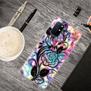 For OnePlus 8T Shockproof Painted Transparent TPU Protective Case(Starry Rose)