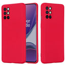 For OnePlus 8T / 8T+ 5G Pure Color Liquid Silicone Shockproof Full Coverage Case(Red)