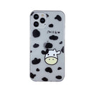 Leopard Cow High Transparent TPU Protective Case For iPhone 12 Pro Max