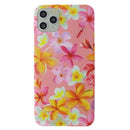 Painted IMD Frosted White Edge TPU Phone Case For iPhone 12 / 12 Pro(Pink)