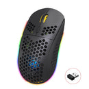HXSJ T90 RGB Light Three-mode Wireless Gaming Mouse