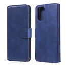For OnePlus 8T Classic Calf Texture PU + TPU Horizontal Flip Leather Case, with Holder & Card Slots & Wallet(Blue)