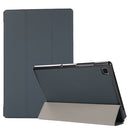 3-folding Skin Texture Horizontal Flip TPU + PU Leather Case with Holder For Samsung Galaxy Tab A7 10.4(2020) T500 / T505(Black)