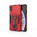 Peacock Style PC + TPU Protective Case with Bottle Opener For iPhone XS Max(Red)
