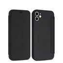 Imitate Liquid Silicone Horizontal Flip Leather Case with Card Slots For iPhone 11 Pro Max(Black)