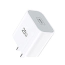 TOTUDESIGN CACQ-010 Glory Series 20W Type-C / USB-C Fast Charging Travel Charger Power Adapter, CN Plug(White)