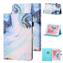 Coloured Drawing Stitching Horizontal Flip Leather Case with Holder & Card Slot & Sleep / Wake-up Function For iPad mini 5 / 4 / 3 / 2 / 1(Quicksand)