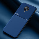 For vivo S6 Classic Tilt Strip Grain Magnetic Shockproof PC + TPU Case(Blue)