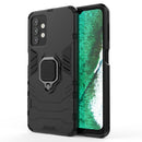For Samsung Galaxy A32 5G PC + TPU Shockproof Protective Case with Magnetic Ring Holder(Black)