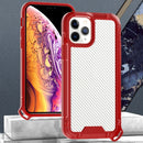 Gold-Shield Series Shockproof PC + TPU Case For iPhone 11 Pro Max(Red)