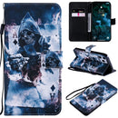 Painting Horizontal Flip Leather Case with Holder & Card Slot & Lanyard For iPhone 12 Pro Max(Magician)