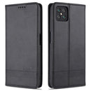 For Oppo A92s AZNS Magnetic Calf Texture Horizontal Flip Leather Case with Card Slots & Holder & Wallet(Black)