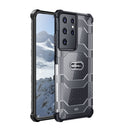 For Samsung Galaxy S21 Ultra 5G wlons Explorer Series PC+TPU Protective Case(Black)