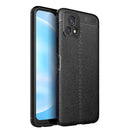 For vivo Y52s Litchi Texture TPU Shockproof Case(Black)