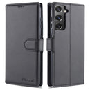 For Samsung Galaxy S21 5G AZNS Calf Texture Horizontal Flip Leather Case with Holder & Card Slots & Wallet & Photo Frame(Black)