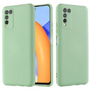For Huawei Honor 10X Lite Pure Color Liquid Silicone Shockproof Full Coverage Case(Green)