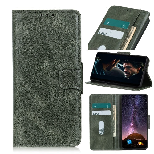 For UMIDIGI A9 Pro Mirren Crazy Horse Texture Horizontal Flip Leather Case with Holder & Card Slots & Wallet(Dark Green)