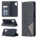 For Samsung Galaxy A32 5G Prismatic Invisible Magnetic Horizontal Flip Leather Case with Holder & Card Slots & Photo Frame(Black)