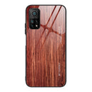 For Xiaomi 10T / 10T Pro Wood Grain Glass Protective Case(M05)