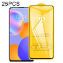 For Huawei Y9a 25 PCS 9D Full Glue Full Screen Tempered Glass Film
