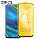 For OPPO Realme Narzo 20 Pro 25 PCS 9D Full Glue Full Screen Tempered Glass Film