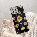 Double-sided Film Laser Flower Pattern Protective Case For iPhone 11 Pro(Dark Blue)